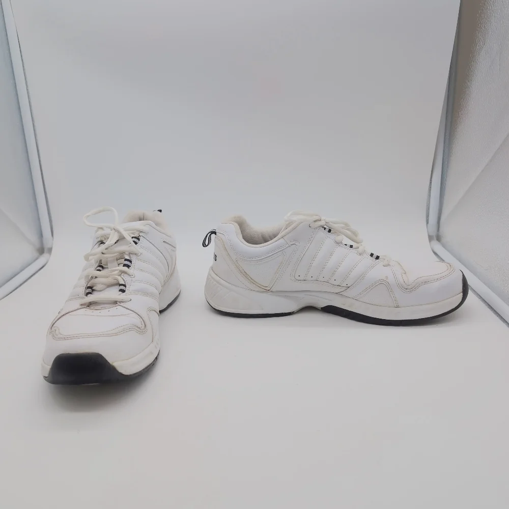 K Swiss Sz 10 02476125 LOW White Men's Athletic Sneakers